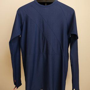 Tracksmith Van Cortlandt Navy Long Sleeve Shirt